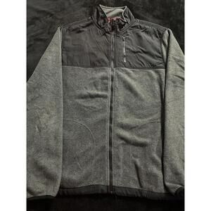 Aeropostale | Gray Long Sleeve Full Zip Up Fleece Jacket | Men's Size L